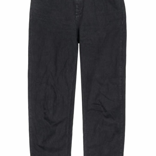 BDG Womens Black Cotton Straight Jeans Size 28 in L32 in Regular Zip