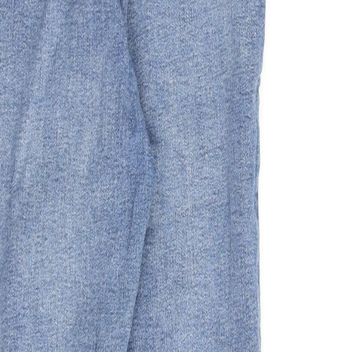 Denim & Co. Womens Blue Cotton Skinny Jeans Size 6 L26 in Regular Zip