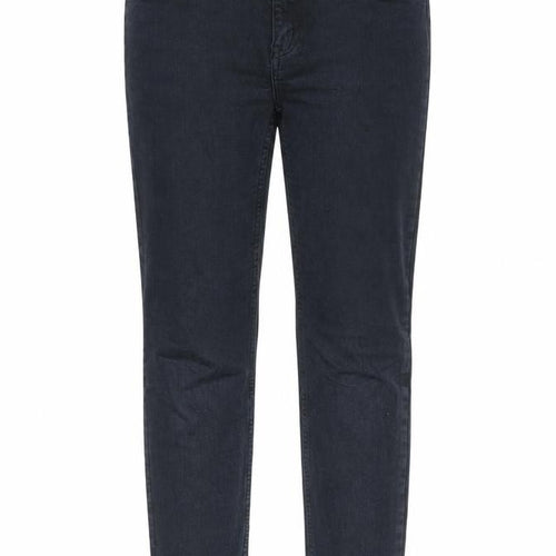 H&M Womens Black Cotton Straight Jeans Size 8 L27 in Regular Zip