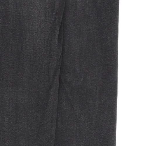 Denim & Co. Womens Grey Cotton Skinny Jeans Size 8 L30 in Regular Zip