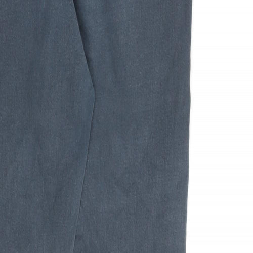 Miss Selfridge Womens Blue Cotton Skinny Jeans Size 12 L27 in Regular Zip