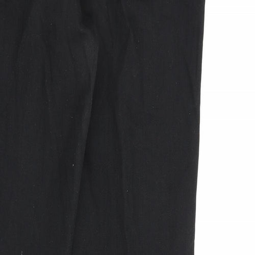 Skinny Jean Womens Black Cotton Straight Jeans Size 10 L27 in Regular Zip