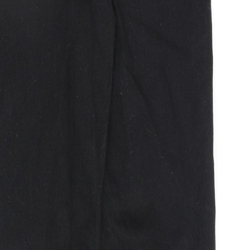 NEXT Boys Black Cotton Straight Jeans Size 16 Years Regular Zip