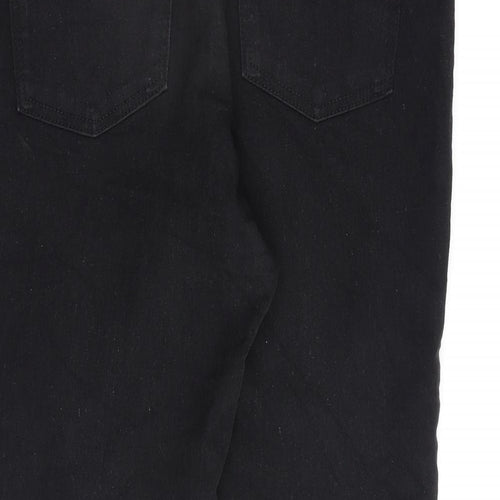 Denim & Co. Womens Black Cotton Skinny Jeans Size 16 L25 in Regular Zip