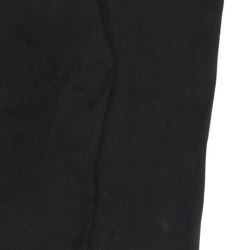 TU Womens Black Cotton Skinny Jeans Size 18 L28 in Regular Zip