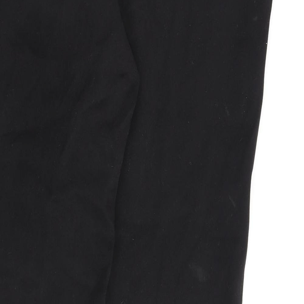 TU Womens Black Cotton Skinny Jeans Size 18 L28 in Regular Zip