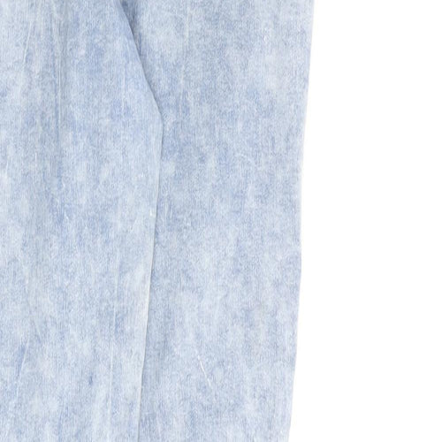 Matalan Womens Blue Cotton Jegging Jeans Size 12 L29 in Regular Zip