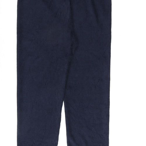 Cotton Traders Womens Blue Polyester Trousers Size 18 L30 in Regular