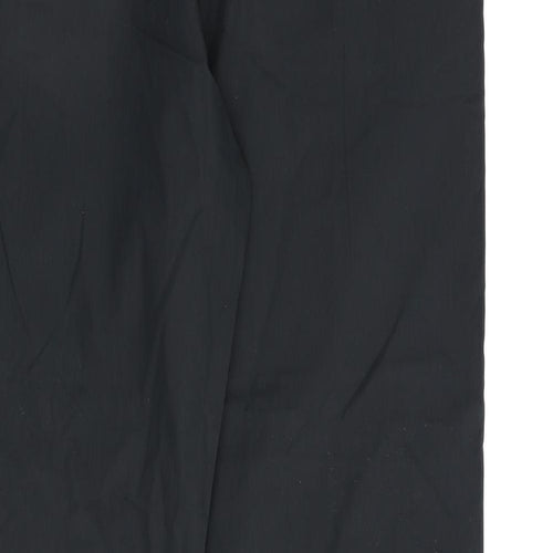 Peter Storm Womens Black Cotton Trousers Size 12 L27 in Regular Zip