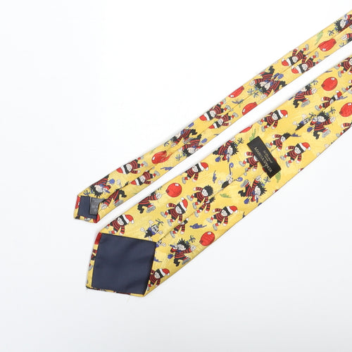 St Michael Mens Multicoloured Geometric Polyester Pointed Tie One Size - Dennis the Menace
