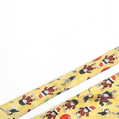 St Michael Mens Multicoloured Geometric Polyester Pointed Tie One Size - Dennis the Menace