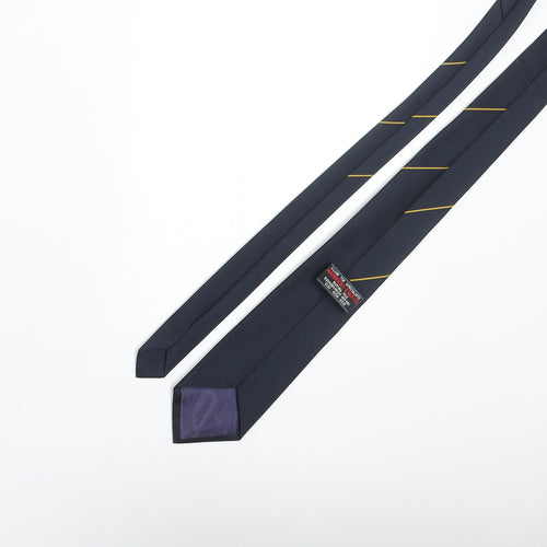 Maddocks & Dick Ltd. Mens Blue Polyester Pointed Tie One Size - Grand Slam 1990