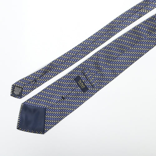Tie Rack Mens Multicoloured Geometric Silk Pointed Tie One Size