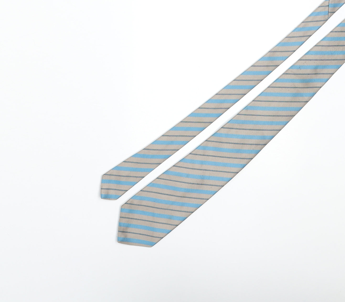 Michaelsons Mens Multicoloured Striped Polyester Pointed Tie One Size