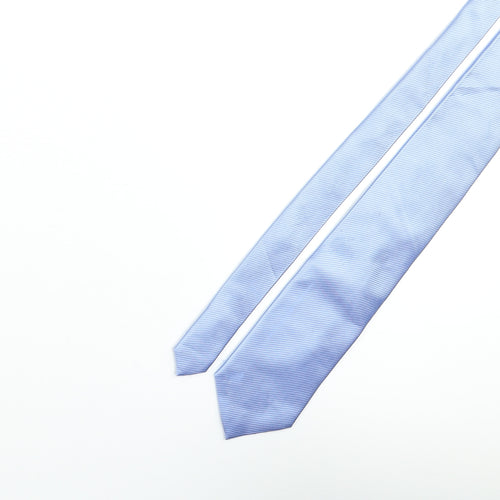 The Savile Row Company Mens Blue Silk Pointed Tie One Size