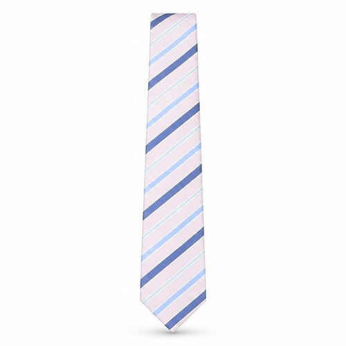 Deha Villand Mens Multicoloured Striped Silk Pointed Tie One Size