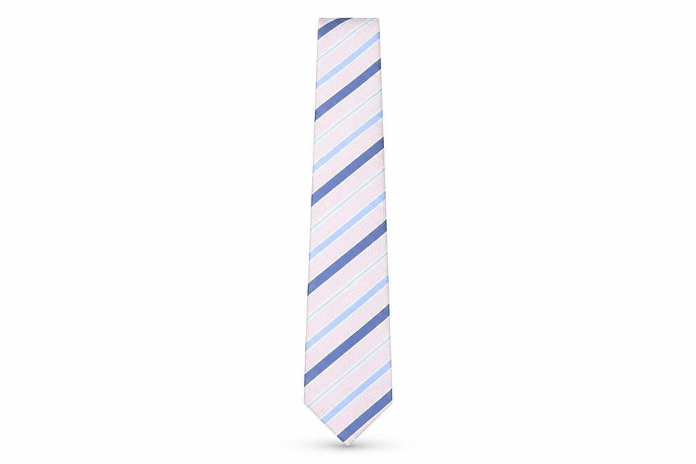 Deha Villand Mens Multicoloured Striped Silk Pointed Tie One Size