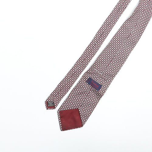 Tie Rack Mens Multicoloured Geometric Silk Pointed Tie One Size - Floral Print