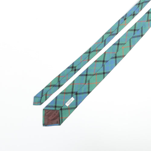Lauder Mens Multicoloured Plaids & Checks Wool Pointed Tie One Size - Tartan