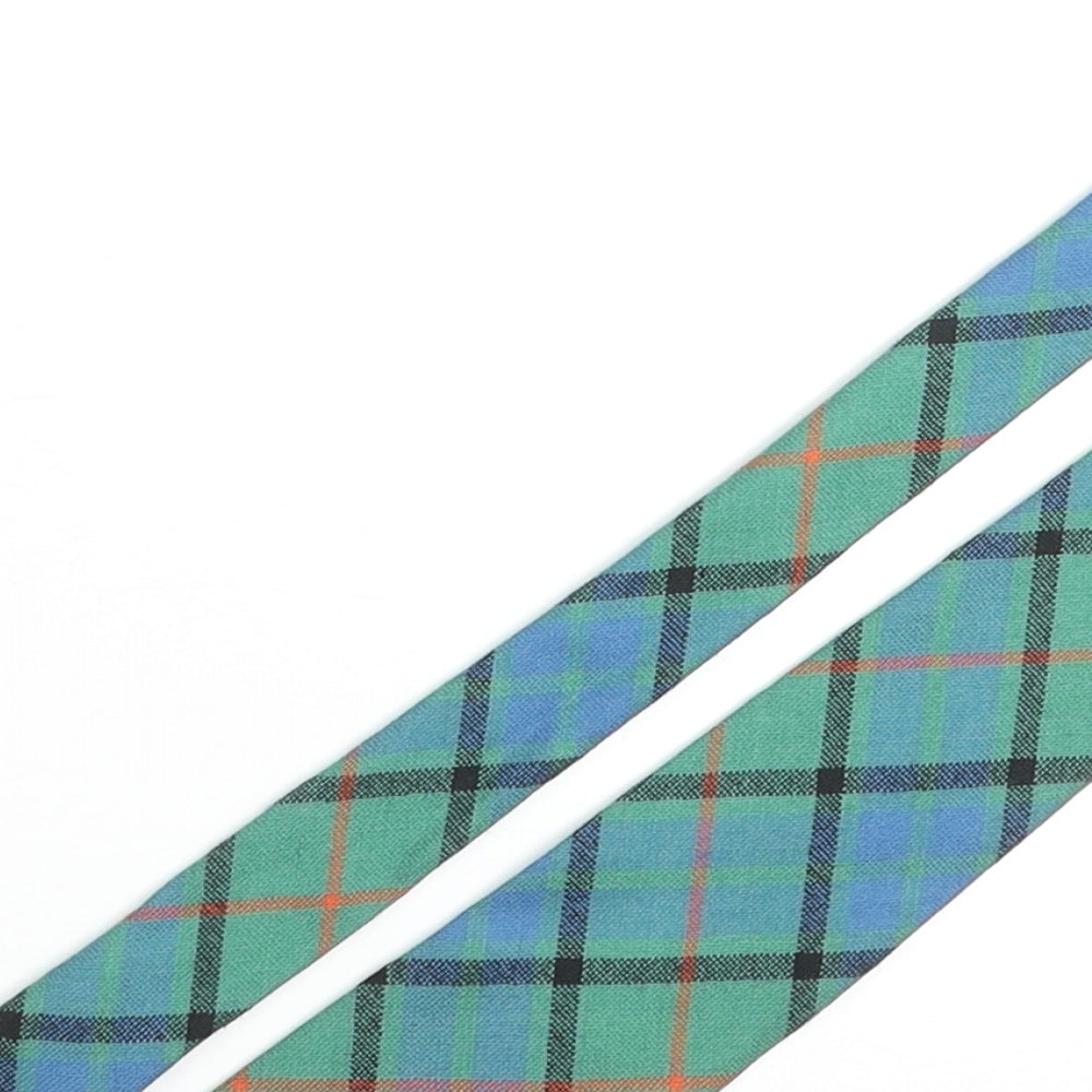 Lauder Mens Multicoloured Plaids & Checks Wool Pointed Tie One Size - Tartan
