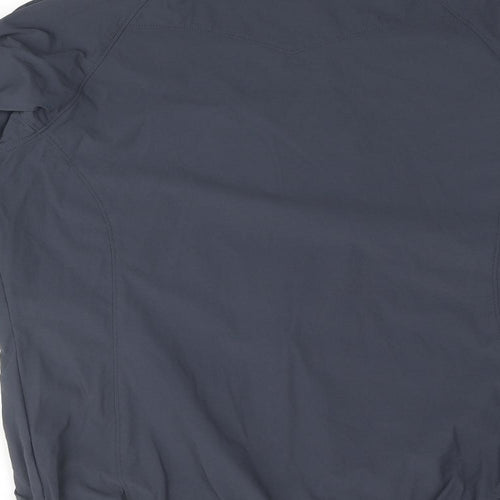 RAB Womens Blue Jacket Size 14 Zip - Drawstring Logo