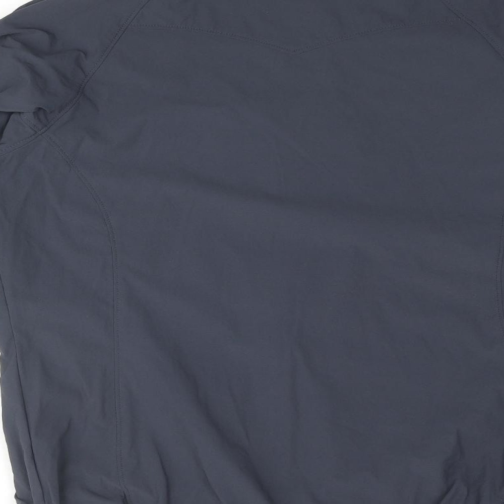 RAB Womens Blue Jacket Size 14 Zip - Drawstring Logo