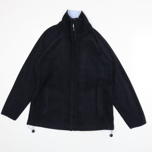 Maine New England Womens Blue Jacket Size 10 Zip