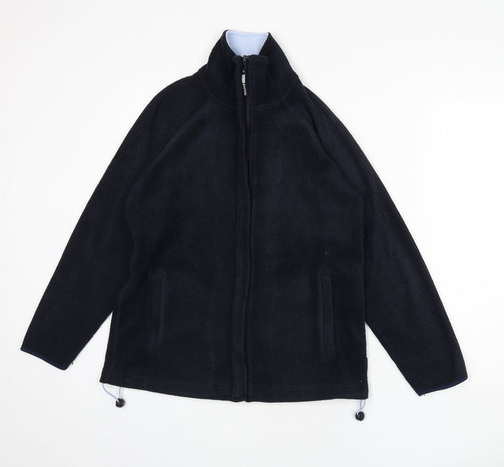 Maine New England Womens Blue Jacket Size 10 Zip