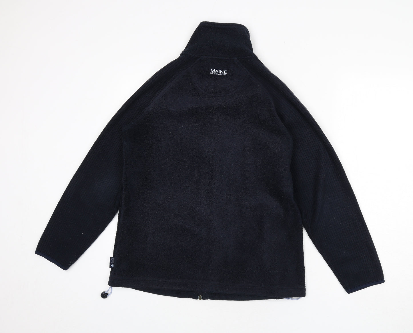 Maine New England Womens Blue Jacket Size 10 Zip