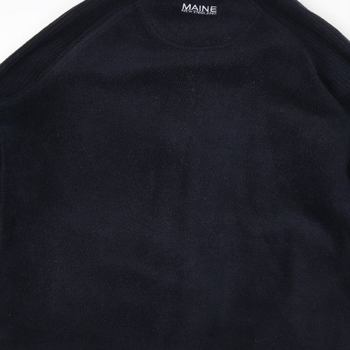 Maine New England Womens Blue Jacket Size 10 Zip