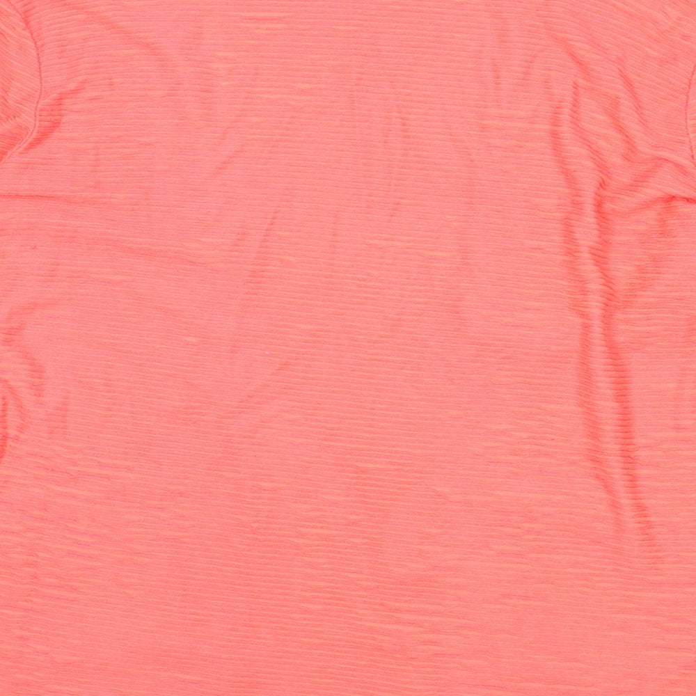 Lily & Me Womens Pink Jacket Blazer Size 12 - Ribbed