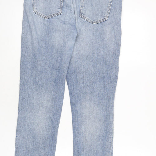 Gap Mens Blue Cotton Straight Jeans Size 28 in L27 in Regular Zip
