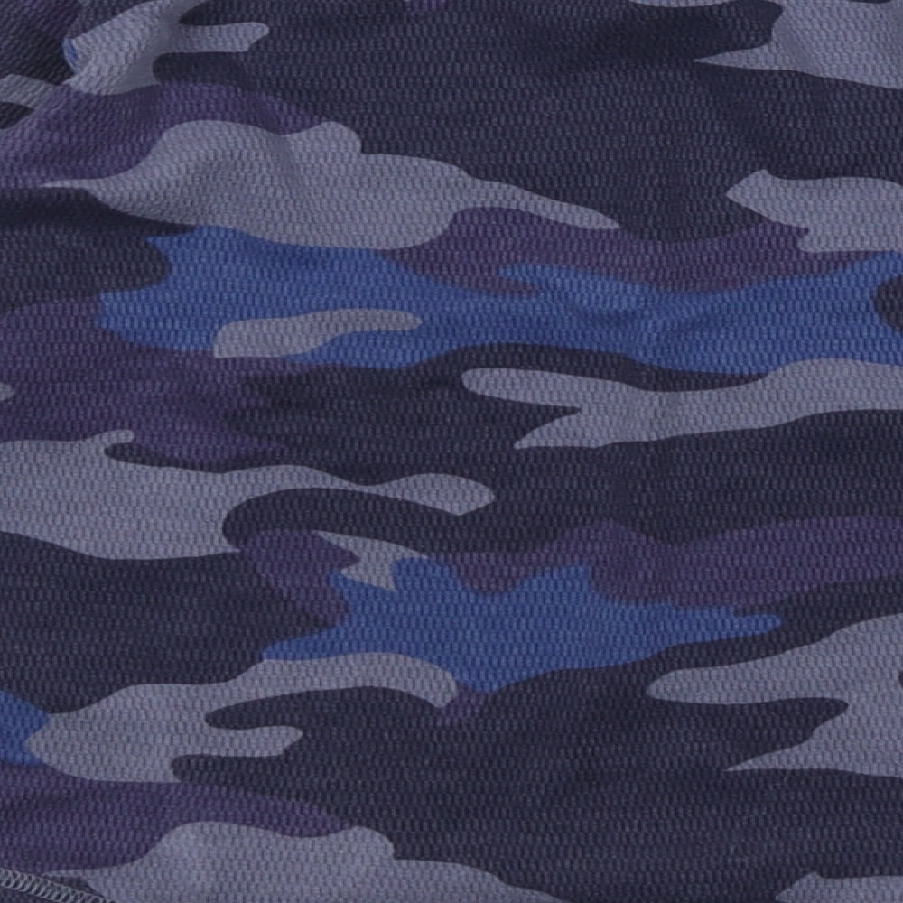 NEXT Boys Blue Camouflage Cotton Pullover Sweatshirt Size 3-4 Years Pullover