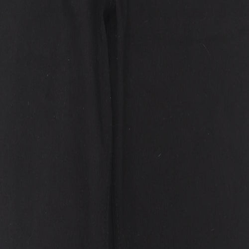 Brook Taverner Womens Black Cotton Straight Jeans Size 8 L29 in Regular Zip
