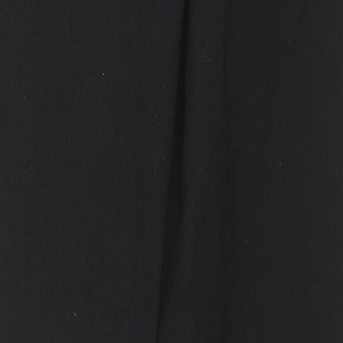Brook Taverner Womens Black Cotton Straight Jeans Size 8 L29 in Regular Zip