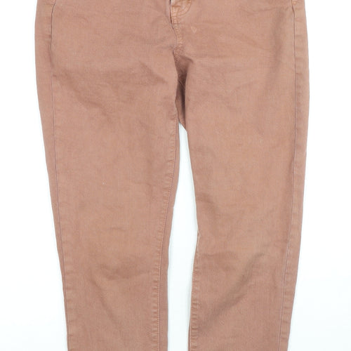 Gap Womens Brown Cotton Skinny Jeans Size 29 in L25 in Regular Zip
