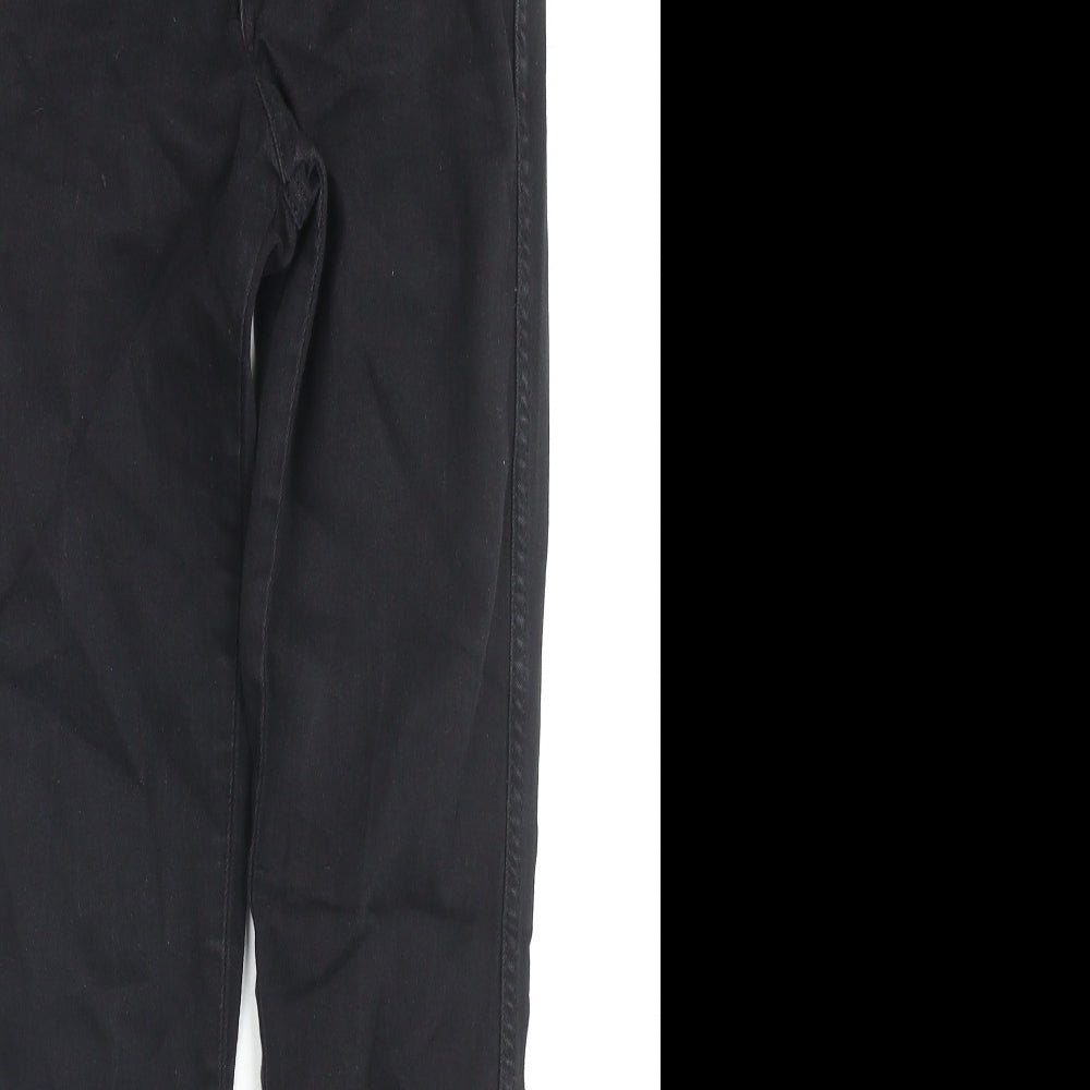 H&M Womens Black Cotton Skinny Jeans Size 27 in L27 in Regular Zip