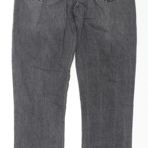 Weekday Womens Grey Cotton Skinny Jeans Size 24 in L28 in Regular Zip