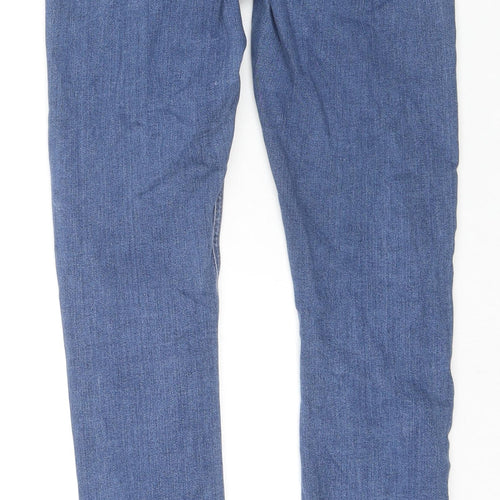 ASOS Womens Blue Cotton Skinny Jeans Size 26 in L31 in Regular Zip