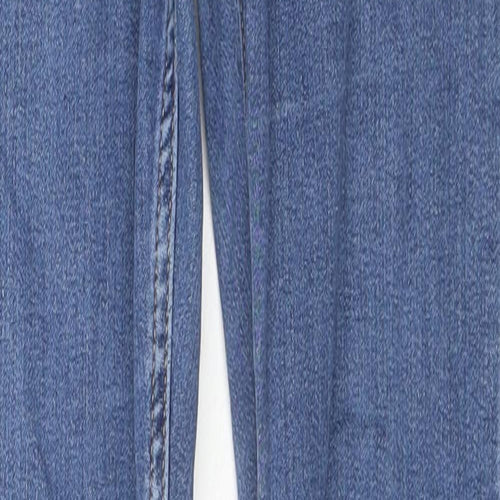 ASOS Womens Blue Cotton Skinny Jeans Size 26 in L31 in Regular Zip