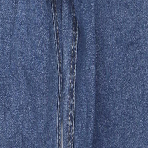 H&M Womens Blue Cotton Jegging Jeans Size 8 L28 in Regular Zip