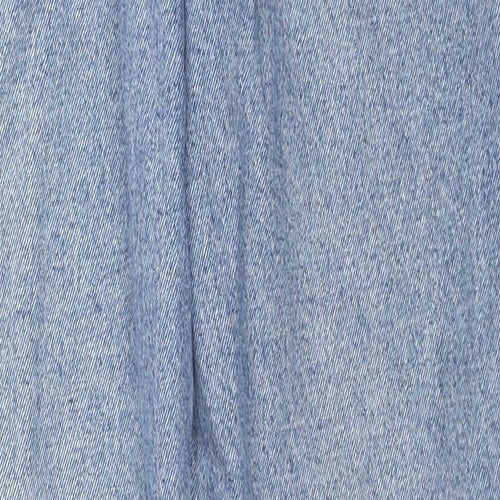 Wrangler Mens Blue Cotton Straight Jeans Size 33 in L32 in Regular Zip