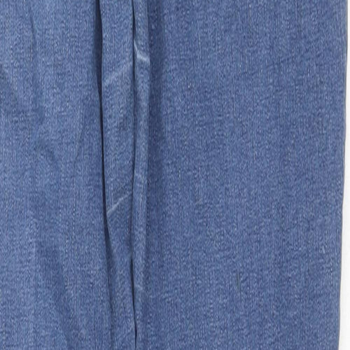 Denim & Co. Womens Blue Cotton Skinny Jeans Size 6 L29 in Regular Zip
