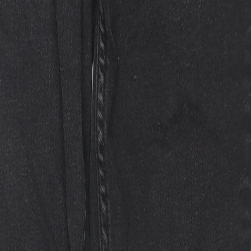 Zara Womens Black Cotton Skinny Jeans Size 8 L27 in Regular Zip