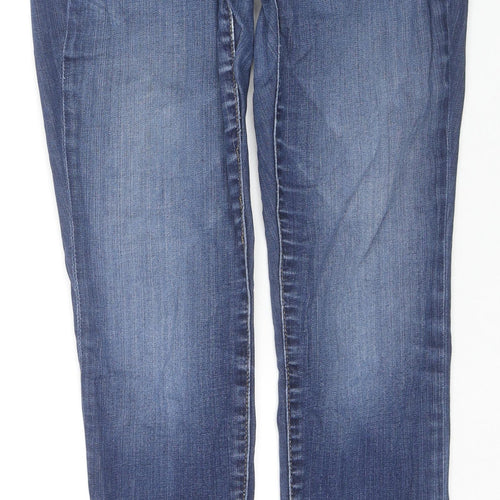 Gap Womens Blue Cotton Skinny Jeans Size 28 in L27 in Regular Zip