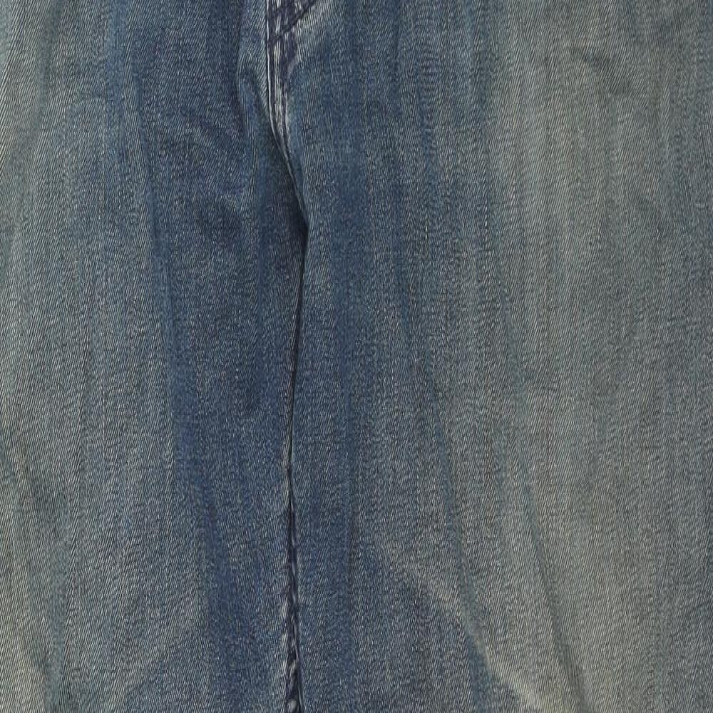 Gap Mens Blue Cotton Straight Jeans Size 40 in L32 in Regular Zip