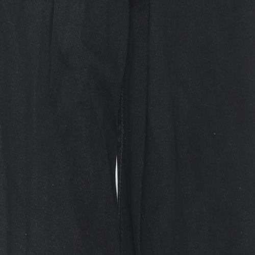 Divided by H&M Womens Black Cotton Bootcut Jeans Size 6 L28 in Regular Zip