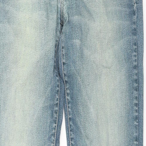 Diesel Womens Blue Cotton Bootcut Jeans Size 32 in L30 in Regular Zip