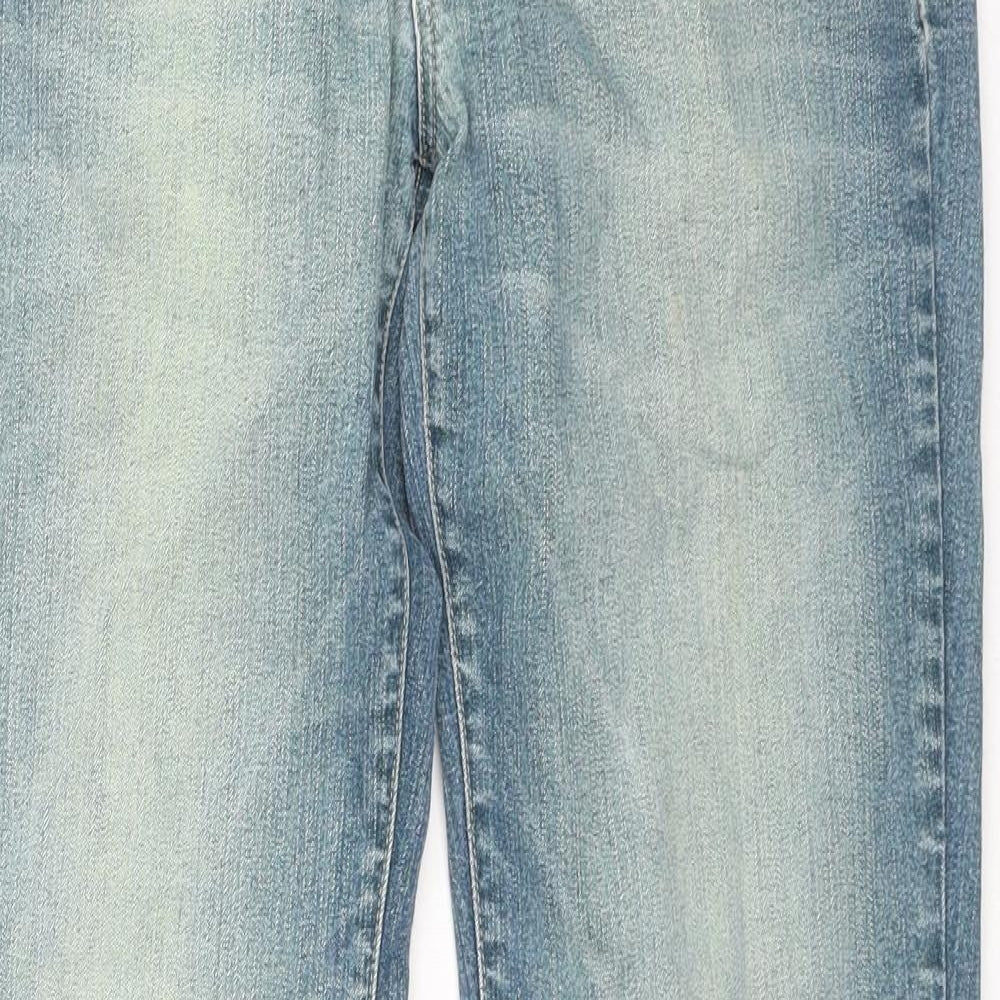 Diesel Womens Blue Cotton Bootcut Jeans Size 32 in L30 in Regular Zip