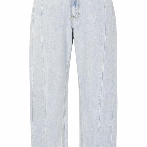 PRETTYLITTLETHING Womens Blue Cotton Mom Jeans Size 4 L32 in Regular Zip